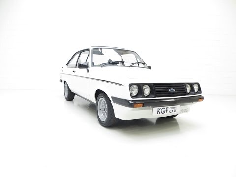 An Iconic very Retro Ford Escort Mk2 RS2000 - SOLD!