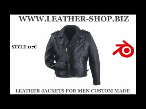 custom made leather jacket