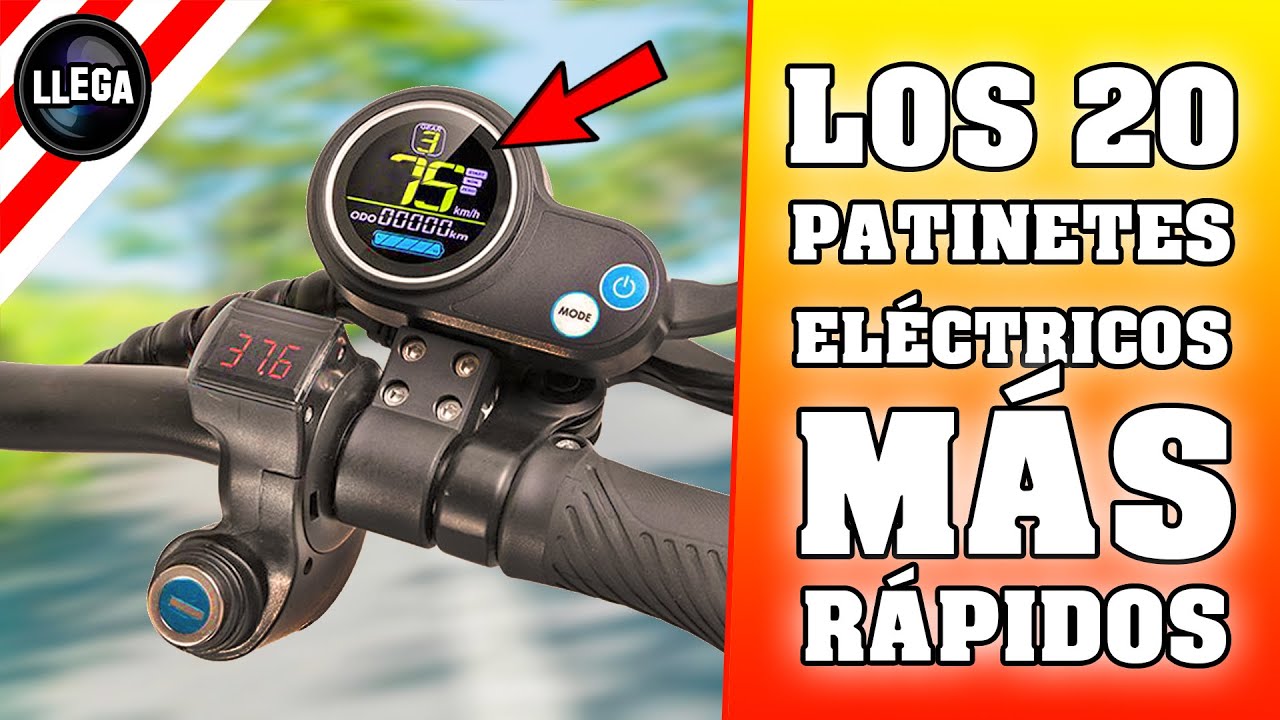 🛴 Los 20 Patinetes Eléctricos 🚀 Más Rápidos en 2022 by LlegaVideos