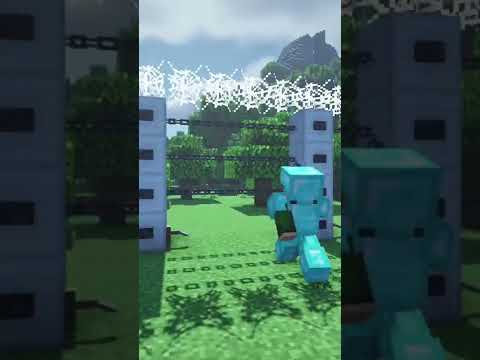 Minecraft: Electric Fence to Protect your House! #shorts