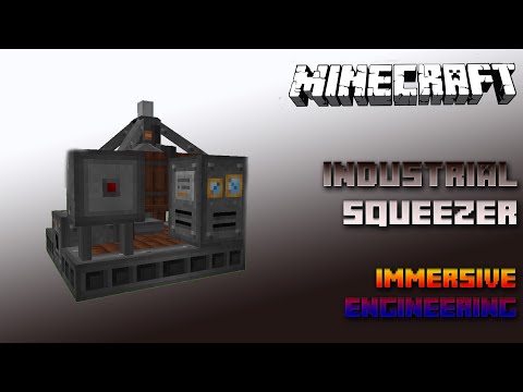Industrial Squeezer 🔧 Minecraft Immersive Engineering Tutorial 1.15 🔧 Deutsch / German