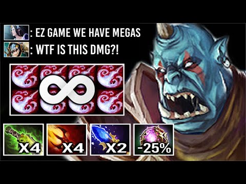 MAX SPELL DAMAGE Non-Stop Multicast Carry Ogre Magi vs Megas Epic Pro Teamwork Gameplay WTF Dota 2