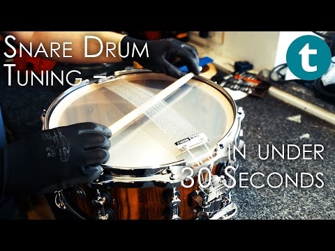 Snare Drum Tuning Tips | In 30 Seconds Or Less | Thomann