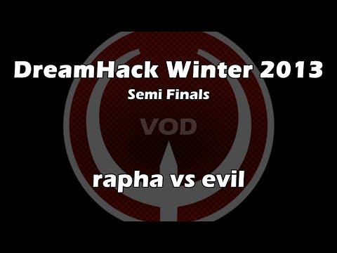 rapha vs evil - DreamHack Winter 2013 Semi-Finals (Quake Live VOD)