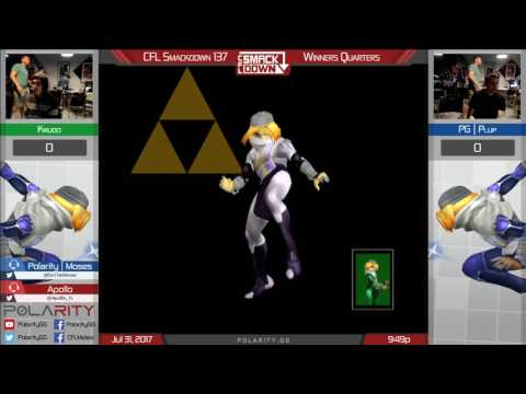 CFL Smackdown 137 Melee - PG | Plup (Sheik) vs Krudo (Green) - Winners Quarters