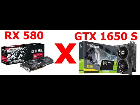 Análise RX 580 vs GTX 1650 Super ! Qual placa de vídeo é melhor ?