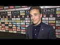 Debutant Bradly van Hoeven werd toegezongen: 'Ik hoopte hierop, maar zag het niet aankomen'