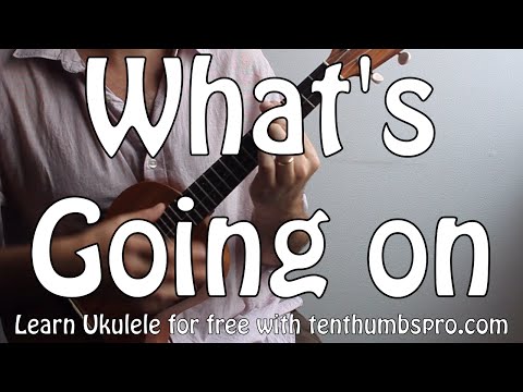 What's Going On? - Marvin Gaye - Ukulele Jazz-R&B Song Tutorial