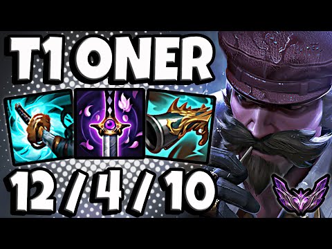 T1 Oner Graves vs Taliyah [ Jungle ] Lol Korea Master Patch 13.24 ✅