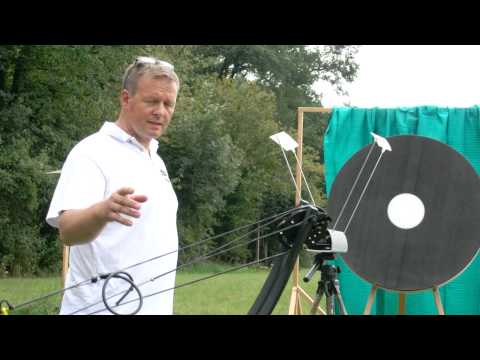 By Beier Germany - Pfeilfangmatte Pfeilfangnetz Test mit 300 fps Compound Bogen