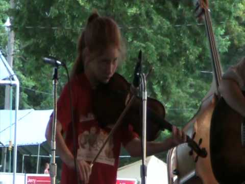 Millie at the Madison county fair fiddle contest