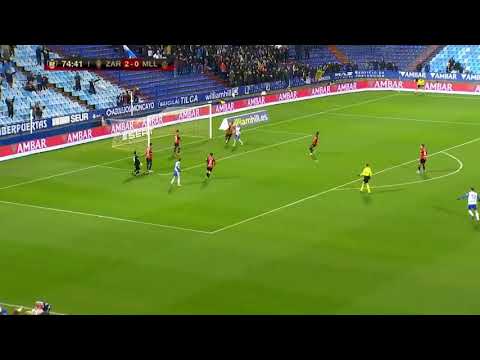 Copa del Rey 2019/20 Gol de Linares / Real Zaragoza - Mallorca