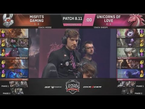 MSF (Maxlore Taliyah) VS UOL (Kold Camille) Highlights   2018 EU LCS Summer W2D1