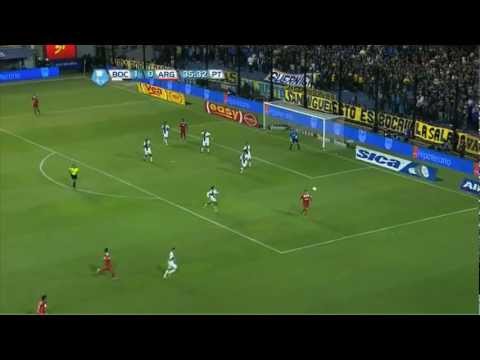 Gol errado por Hernández. Boca 1 - Argentinos 0. Fecha 6. Torneo Final 2013. Fútbol Para Todos