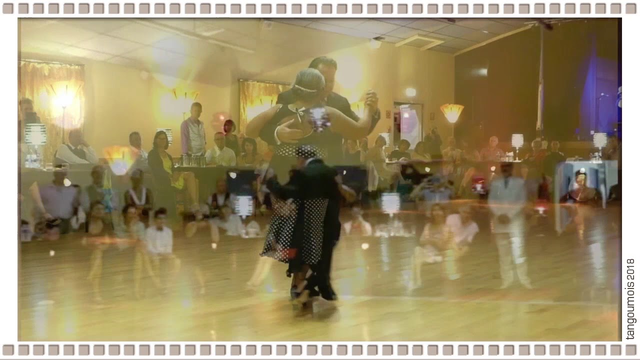 Tangoumois 2018 • Maria Del Carmen & Jorge Dispari • Ella es asi   Roulotte Tango   Aureliano Marín