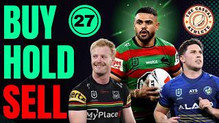 NRL Fantasy Round 27: Buy, Hold, Sell, Cheapies, Guns & Captain Predic