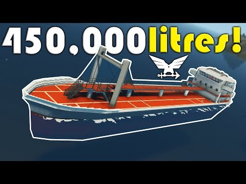 Half A Million Litres Of Diesel! - Tanker Build -  Stormworks Gameplay
