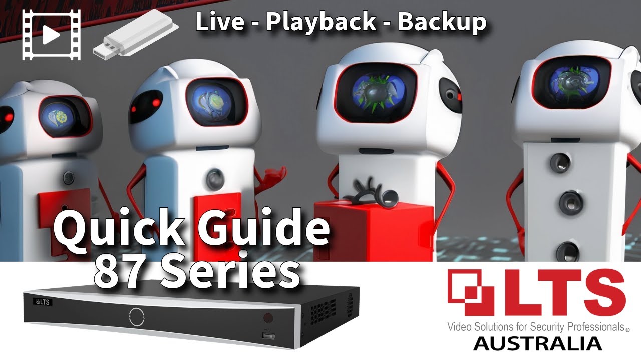 87 (D) Series NVR - Live, Playback & Backup Quick Guide