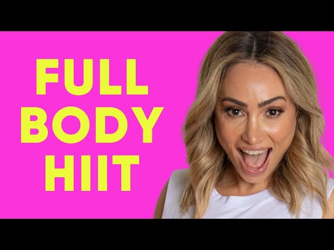 20 Minute SWEATY Full Body Cardio HIIT Workout with Warm Up | Gina B