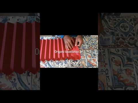 origami tessellation art.