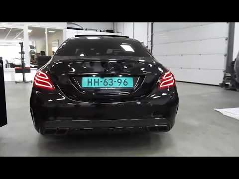 C63s Akrapovic vs STOCK EXHAUST SOUND Mercedes C63 AMG 4 0 Bi Turbo