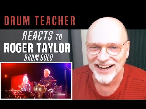 Drum Teacher Reacts to Roger Taylor - Drum Solo