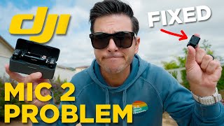 DJI Mic 2 Sony Audio PROBLEM FIXED