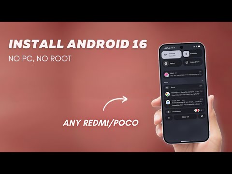 Install Android 16 on ANY Redmi/Poco Phones- No PC, No TWRP Required | GSI Installation