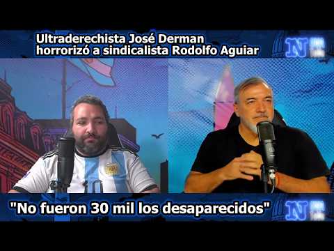Ultraderechista José Derman horrorizó a sindicalista Rodolfo Aguiar en el programa de Mario Casalongue