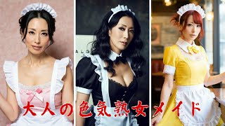 大人の色気たっぷり！熟女メイド/40代/50代/メイド/美魔女/奥様/AI美女/AI