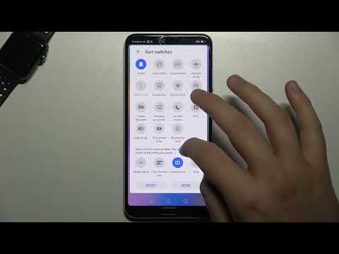How to Adjust Notification Panel Shortcuts on HUAWEI P20 Pro