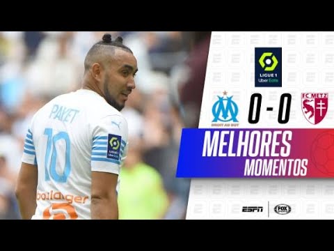 GERSON DE TITULAR E JEMERSON EXPULSO | Olympique de Marselha 0 x 0 Metz | Campeonato Francês