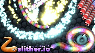 Slither.io 37K+ Best Trick (Slither.io Similar Game to Agar.io Solo Gameplay)