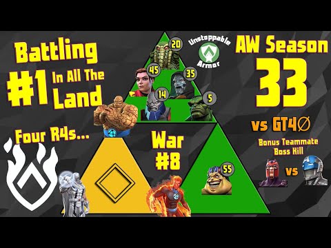 Alliance War Season 33 War #8 vs GT4Ø - Battling #1