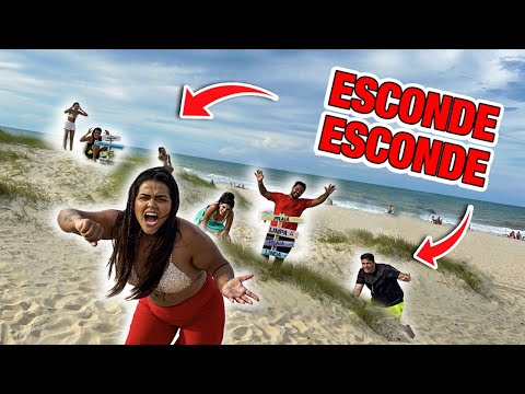ESCONDE ESCONDE EXTREMO NA PRAIA!!!