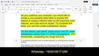 Exp22_Excel_Ch06_HOE - Mortgage | Exp22 Excel Ch06 HOE Mortgage | Exp22