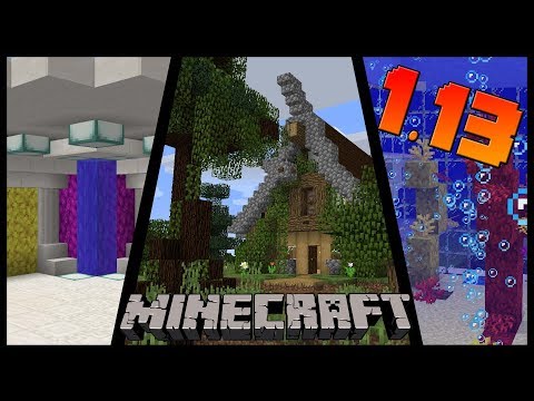 How to use the New 1.13 MINECRAFT Blocks - Building Tips and Tricks