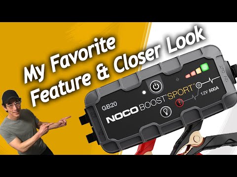 NOCO Boost Sport GB20 Vehicle Battery Jump Booster, My Favorite Feature, Closer Look, Product Links