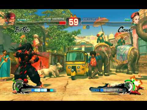 SF4 EVIL RYU VS CAMMY (street fighter 4)
