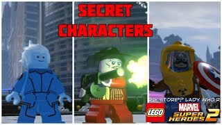 LEGO Marvel Superheroes 2 -  ALL SECRET CHARACTERS (Part 1)