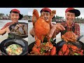 Fisherman Dagang Eat Lobster Bread Crab Swimming Crab Octopus Abalone Sea Cucumber Today Yummy