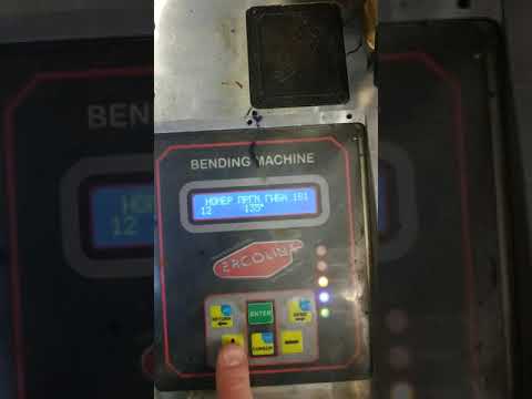 Настройка программы гиба. Ercolina MB42T