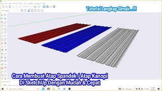 Download lagu How to Make a Spandek Roof (Canopy) in SketchUp || Complete & Easy Tutorial mp3 Download lagu How to Make a Spandek Roof (Canopy) in SketchUp || Complete & Easy Tutorial mp3