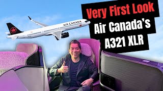 Air Canada's Very First Airbus A321XLR! /  It Has FULL LIE FLAT SEATS!