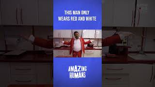 This Man Only Wears Red and White