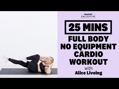 25-Minute Full Body Cardio Workout With Alice Liveing | Women's Health UK