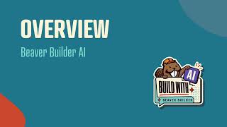 Beaver Builder AI：概要と3つの活用法