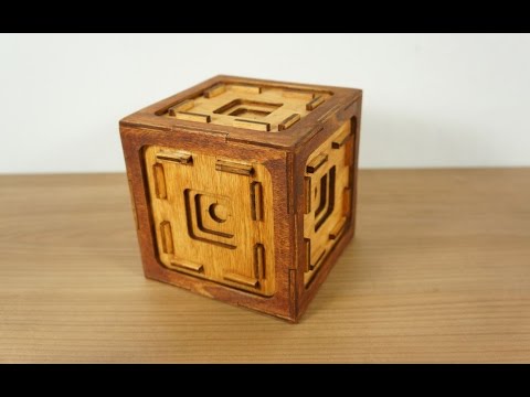 The button box a puzzle box with 41 steps!