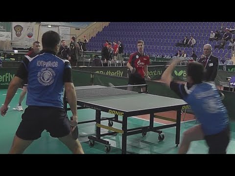 BAYBULDIN, KUPRIYANOV vs REGENTOV, TIMIN Russian Club Premier League 4 Tour Table Tennis