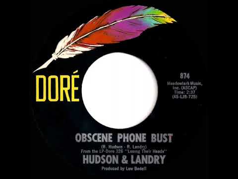1972 Hudson & Landry - Obscene Phone Bust (mono)